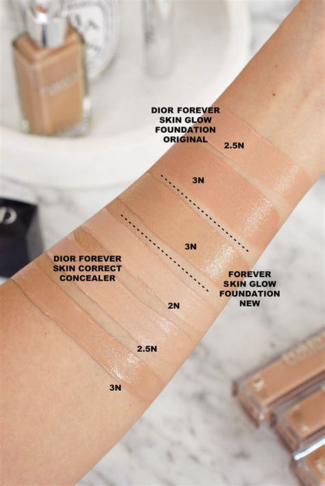 dior forever skin glow vs dior forever|dior forever glow foundation shades.